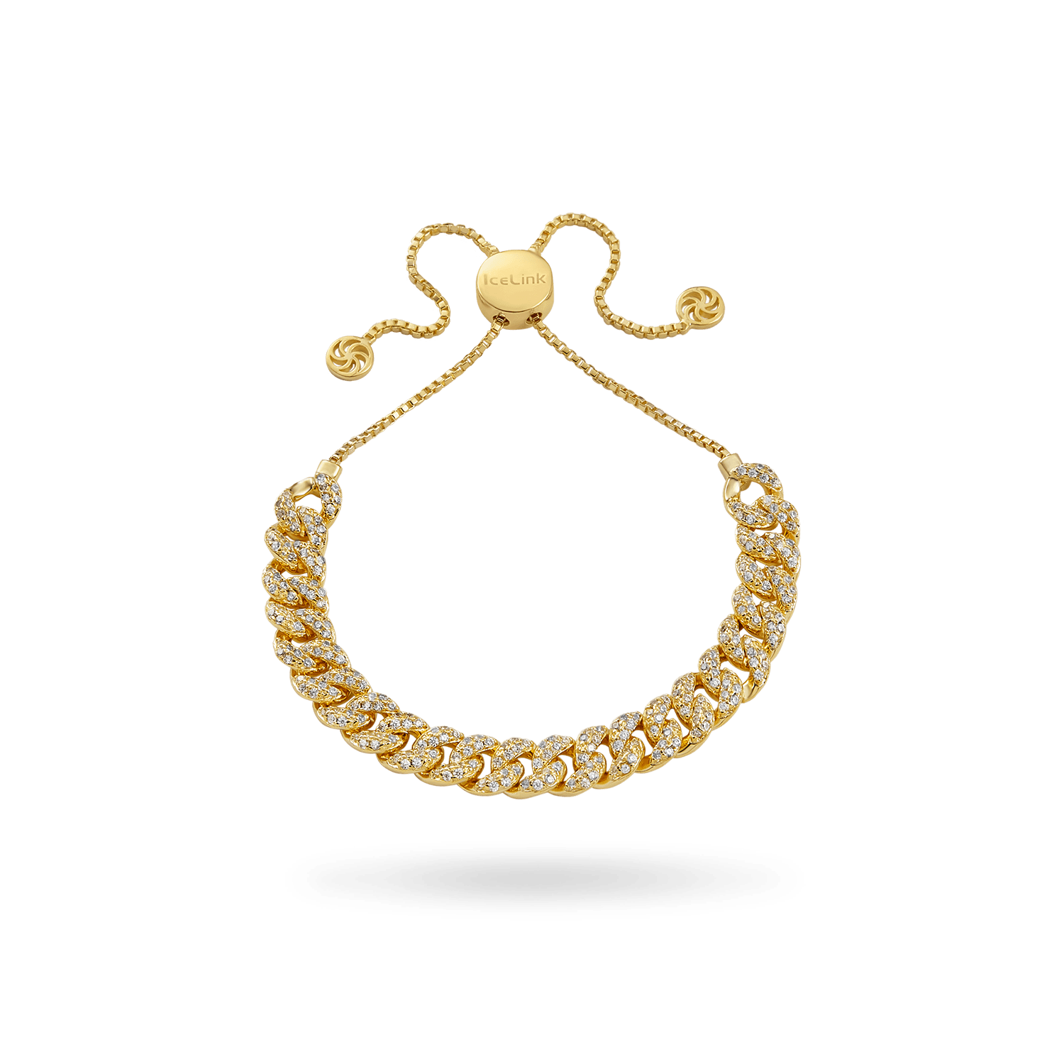 Cuban Bracelet Bracelets IceLink-ATL 14K Gold Plated  